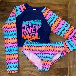 Girls size 8 cat and jack swimsuit